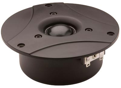 Hi-Vi K1 1" Fabric Dome Tweeter, 116 mm Flange