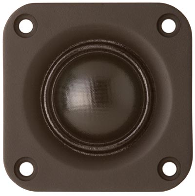 Hi-Vi TN25, 1" Fabric Dome Tweeter, 54.5 mm sq, Chambered