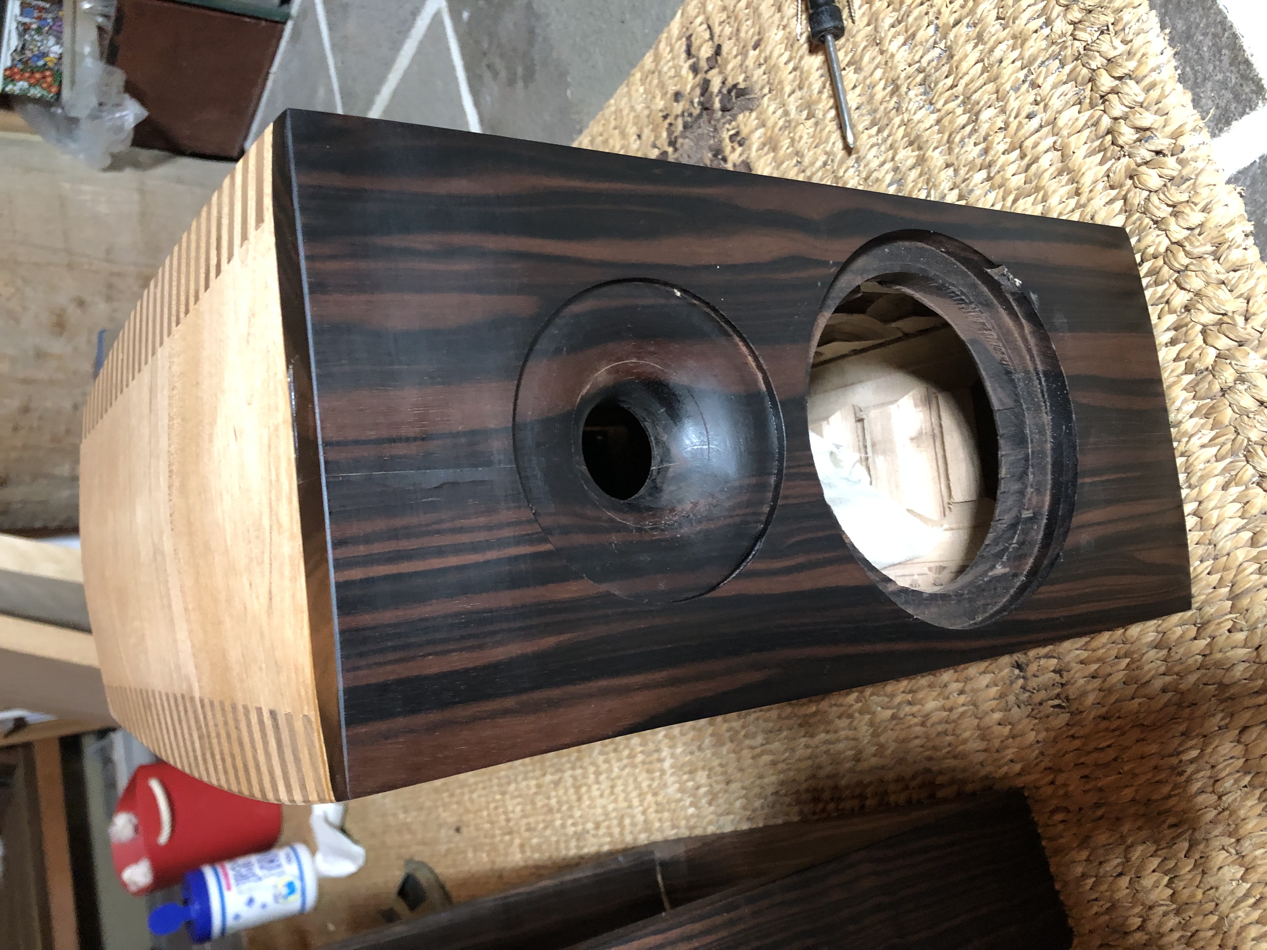 黒檀無垢材のプレート＊ 黒檀無垢材のプレート＊