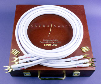 Supra Sword cable with combicon, (12 AWG) (Pair)